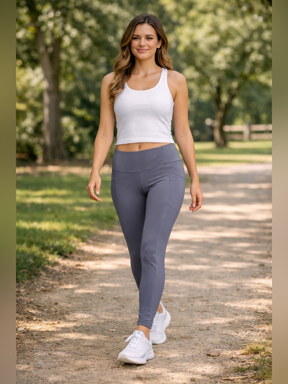 All In Motion Everyday Soft Ultra High-Rise Leggings Size Medium EUC